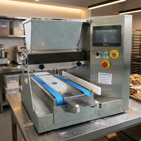 Machine automatique de dépose de biscuits sur table pour boulangerie, avec farine et eau, neuve
