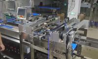 Ligne de production de machines d'emballage et d'étiquetage automatiques de barres de chocolat et de biscuits Skywin personnalisées