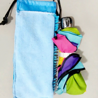 Sac de rangement portable pour parapluie de voiture, pochette absorbante, housse de protection, organiseur de parapluie