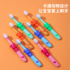 Children Toothbrush Soft Bristles 8 Pack Comfortable Cartoon Style For Age 2-12 Tub Type - Product Image 3