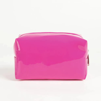 Petits étuis à cosmétiques de voyage en nylon imperméable PVC avec logo personnalisé, organisateurs de mode, trousse de toilette portable à fermeture éclair