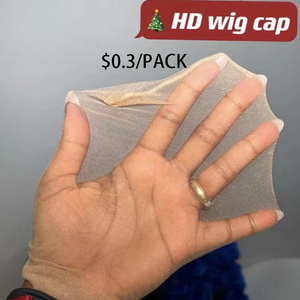 Extensible Respirant Nylon Clair Nude Ultra Élastique Peau Transparente Super Mince Invisible Hd Sheer Perruque Bas <span class=keywords><strong>Cap</strong></span> Pour Perruque - Product Image 4