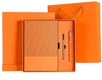 Vente directe usine – Ensemble carnet A5 personnalisé en similicuir souple avec stylo métallique et clé USB – Journal d'affaires – Cadeau d'entreprise avec logo personnalisé