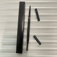 Lápiz Delineador de Cejas Delgado de Calidad Premium con Cepillo, Resistente al Agua y de Larga Duración para Maquillaje Profesional