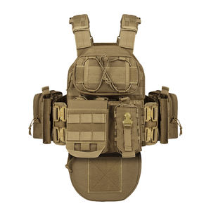 多機能1000dポリエステル完全保護戦術的ベストプレートキャリア戦術的ベストアクセサリー付き - Product Image 1