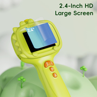 Mini caméra d'inspection endoscopique portable 8 LED, design dinosaure serpent, 1m, étanche, vidéo HD, pour enfants, avec capteur CMOS