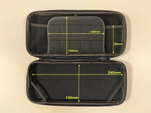 Portable EVA <strong>Hard</strong> <strong>Disk</strong> <strong>Bag</strong> Waterproof Anti-Pressure Excellent Nylon Storage Case Zipper Classic for Special Purpose Data Wire - Product Image 4