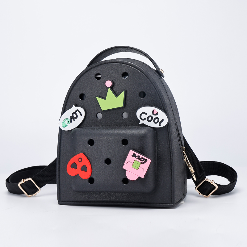 fashion mini backpack supplier Affordable Luxury Red Nylon Collect Real Littles Liquid Charms Backpacks with floating animal charms and real mini stationery Barsine Girls Fashion Mini Backpack