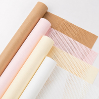 Papier de Soie en Gros en Maille Faite à la Main pour Emballage de Bouquets, Papier d'Emballage Floral Économique, Papier Cadeau, Fournitures pour Fleuristes