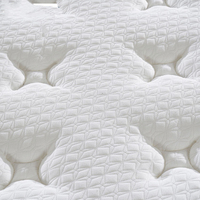 Matelas de luxe 5 étoiles pour hôtel, taille King/Queen, avec surmatelas à ressorts ensachés et mousse à mémoire de forme souple