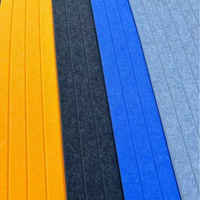 Paneles Acústicos de Fibra de Poliéster PET con Certificación OEKO-TEX Standard 100, Paneles Acústicos Insonorizantes NRC, Solución Acústica
