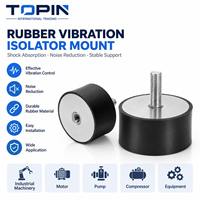 Isolateur de vibrations en caoutchouc M10 40x30mm, mâle-femelle, amortisseur de chocs anti-vibrations pour machines industrielles