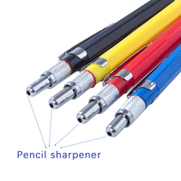 Crayon mécanique en métal de 0,5 mm, pour dessin artistique, conception HB, crayon automatique à faible centre de gravité, pour l'écriture, fournitures scolaires et de bureau pour étudiants
