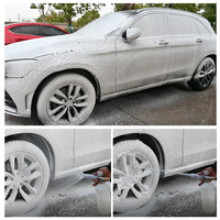 Nettoyeur haute pression 5000 PSI Lance à mousse en acier inoxydable Canon à mousse Lance à mousse pour lave-auto