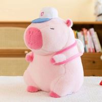 Capibala Dolfijn Koning Dieren Pluche Speelgoed Stressverlichting Geborduurd Kawaii Lelijke Schattige Grote Kussenpop voor Meisjes Verjaardagscadeau