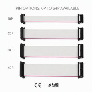 <span class=keywords><strong>Cable</strong></span> Plano Gris de 1.27mm de Paso, 10, <span class=keywords><strong>14</strong></span>, 16, 20, 26, 34, 40, 50 Pines, <span class=keywords><strong>Cable</strong></span> de Conexión para Conector IDC, Transmisión de Datos - Product Image 3