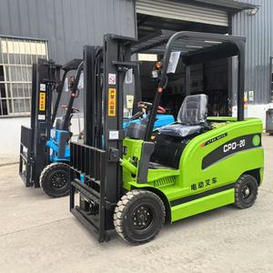 Xe nâng điện 1 tấn với thang máy thủy lực hoàn toàn tự động Xe tải xếp chồng nhỏ 2 tấn không trọng lượng cho ngành công nghiệp nhà hàng - Product Image 6