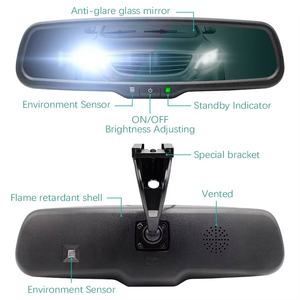 Moniteur de rétroviseur à atténuation automatique GreenYi avec capteur de stationnement automatique de <span class=keywords><strong>voiture</strong></span>, capteur de stationnement LED, système de détecteur de radar 4/8, affichage - Product Image 3