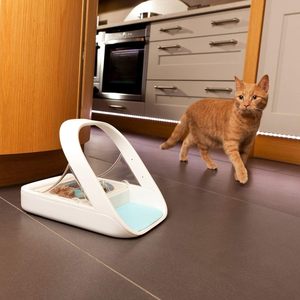Elecpet 2026 New Stainess Steel Automatic Pet <strong>Feeder</strong> with Microchip Selective Makes Meal Times Stress-Free <strong>Wet</strong> Dry <strong>Food</strong> for <strong>Cats</strong> - Product Image 3