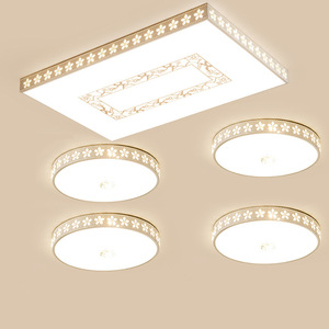 Juego de Lámparas de Techo LED Acrílicas Modernas y Elegantes para Sala de Estar o Dormitorio, Cobertura de 15-30 m² - Product Image 1
