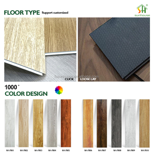 Baldosas <span class=keywords><strong>de</strong></span> SPC Antideslizantes con Textura, 12 mm <span class=keywords><strong>de</strong></span> Grosor, Piso Plástico Impermeable <span class=keywords><strong>para</strong></span> Escaleras, Pasillos, Escuelas y Hospitales - Product Image 5