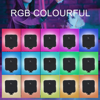 Lampe LED RVB pour Appareil Photo, 84 LED, Éclairage d'Appoint Portable et Rechargeable pour Photo, Vidéo, Vlog et Conférence