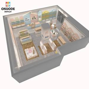 Eco-Friendly Custom Baby Store Display | High-End Wooden <b>Clothes</b> <b>Racks</b> & Cabinets for Kids Boutique Interior Design Solutions - Product Image 5