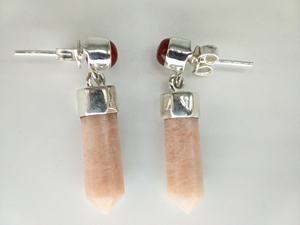 Handmade <b>Red</b> Onyx <b>Earrings</b> with Sunshine Inspired Stone 925 Sterling Silver Dangle <b>Earrings</b> Women Fashion Jewelry Supplier - Product Image 4