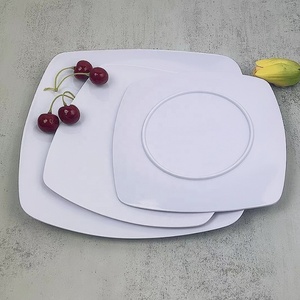Giá rẻ tùy chỉnh trắng vuông bữa ăn tối bữa ăn tối đồ ăn tấm món ăn Tấm đặt cho nhà hàng - Product Image 2