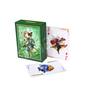 Cartes à Jouer Personnalisées avec Motif Vert, Coins Carrés, Finition Brillante, Personnalisées pour Jeux - Product Image 4
