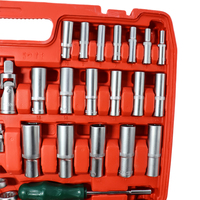 Ensemble d'outils à cliquet et douilles 216 pièces, très vendu, avec mallette de rangement robuste, pour la vente en gros aux quincailleries et les outils manuels de mécanicien