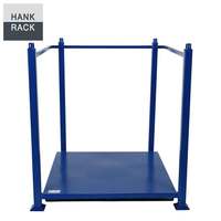 Panier Portable pliable et emboîtable de 10 kg, bacs en métal, casier de rangement pour entrepôt