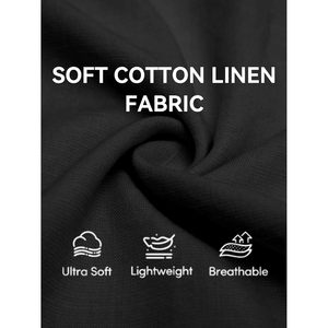 เสื้อเชิ้ตผู้หญิงแขนสั้นคอวีผ้าฝ้ายลินินเสื้อลำลองสำหรับทุกวัน - Product Image 6