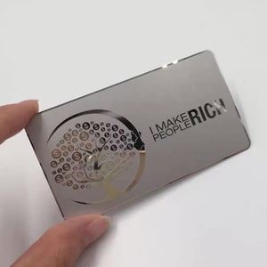 High Quality Engraved Stainless Steel Business <b>Cards</b> - Product Image 3