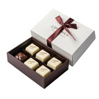 Boîte d'emballage de luxe pour boules de chocolat d'anniversaire, boîte cadeau en carton vide pour chocolats, personnalisable selon vos besoins