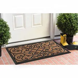 Flushable Entrance Mat Floor Mat Rug Indoor/Outdoor/Front Door/Bathroom Mats Rubber Non Slip