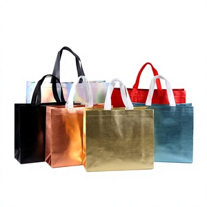 Custom Reusable Non-Woven Heavy-Duty <b>Large</b> Tote <b>Bag</b> with Shoulder Strap-Multi-Purpose for Grocery Shopping Daily Use & <b>Gift</b> - Product Image 4