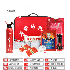 Kit de Emergencia Contra Incendios Risen, Manta Ignífuga Portátil para Viviendas de Alquiler y Seguridad en Hoteles - Product Image 3