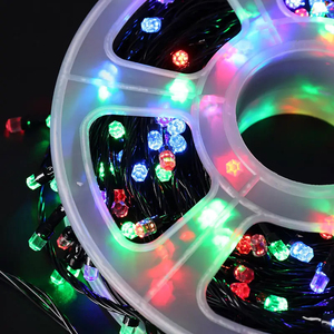 Guirlande lumineuse <span class=keywords><strong>de</strong></span> 50 mètres, 240 LED, ampoules V8, étanche IP44, pour décoration extérieure, <span class=keywords><strong>arbre</strong></span> <span class=keywords><strong>de</strong></span> <span class=keywords><strong>Noël</strong></span>, vacances, décoration <span class=keywords><strong>de</strong></span> <span class=keywords><strong>Noël</strong></span> - Product Image 3
