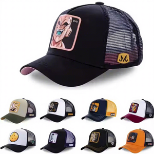 Casquette de baseball DBZ en maille ajustable de haute qualité, 61 couleurs, avec <span class=keywords><strong>image</strong></span> brodée, idéale pour l'extérieur et les voyages, comme casquette promotionnelle - Product Image 1