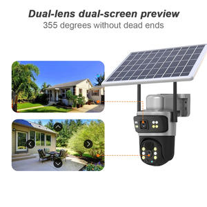 Aov 4G 3G Châu Âu Thẻ Sim An Toàn Nhà Pin Powered Pan Nghiêng Không Dây Video Giám Sát Năng Lượng Mặt Trời An Ninh Máy Ảnh - Product Image 2