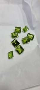 พลอยเพอริโดต์แปดเหลี่ยมธรรมชาติคุณภาพสูงสำหรับทำเครื่องประดับปรับขนาดได้ - Product Image 4