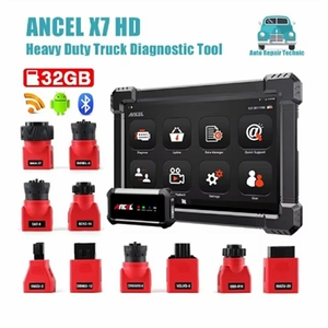 แกน X7HD มืออาชีพรถบรรทุกหนักสแกนเนอร์ทุกระบบดีเซล HD OBD ECU การเข้ารหัส DPF การฟื้นฟูน้ำมันรีเซ็ต - Product Image 5