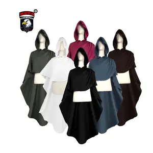 Vendita calda uomini bambino mantello con cappuccio cappotti costumi da festa cosplay enfants divertente Halloween muslimninos diversion