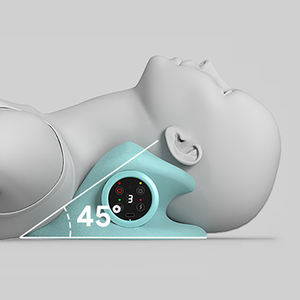 Appareil de traction cervicale chauffant, coussin de massage Shiatsu, relaxant pour <span class=keywords><strong>le</strong></span> cou, les épaules et <span class=keywords><strong>le</strong></span> dos, avec impulsions et vibrations pour soulager <span class=keywords><strong>la</strong></span> douleur - Product Image 3