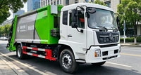 Camion compacteur de déchets Howo 10cbm 4x2 à moteur manuel à prix avantageux