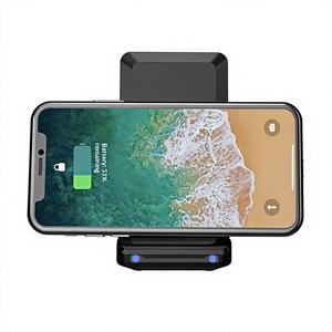 15W Magnetic 2-in-1 Wireless Charging <b>Stand</b> with Type-C for Smartphone and Earbuds Vertical <b>Phone</b> Holder for Home Office - Product Image 2