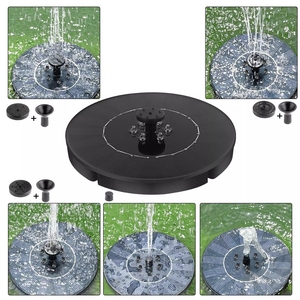 Fuente de Jardín de Plástico, Fuente Solar Flotante de Loto de Piedra para Exteriores, Bomba de Agua Solar para Piscina - Product Image 6