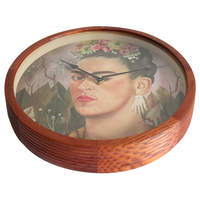Jam Dinding Kayu Digital Quartz Dekorasi Rumah Retro Modern