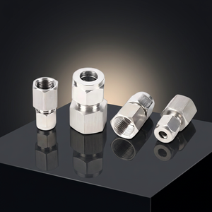 Raccordo per Tubi in <span class=keywords><strong>Acciaio</strong></span> Inossidabile Forgiato ad Alta Pressione, Diametro Uguale, con Filettature Interne per Impianti Industriali - Product Image 3